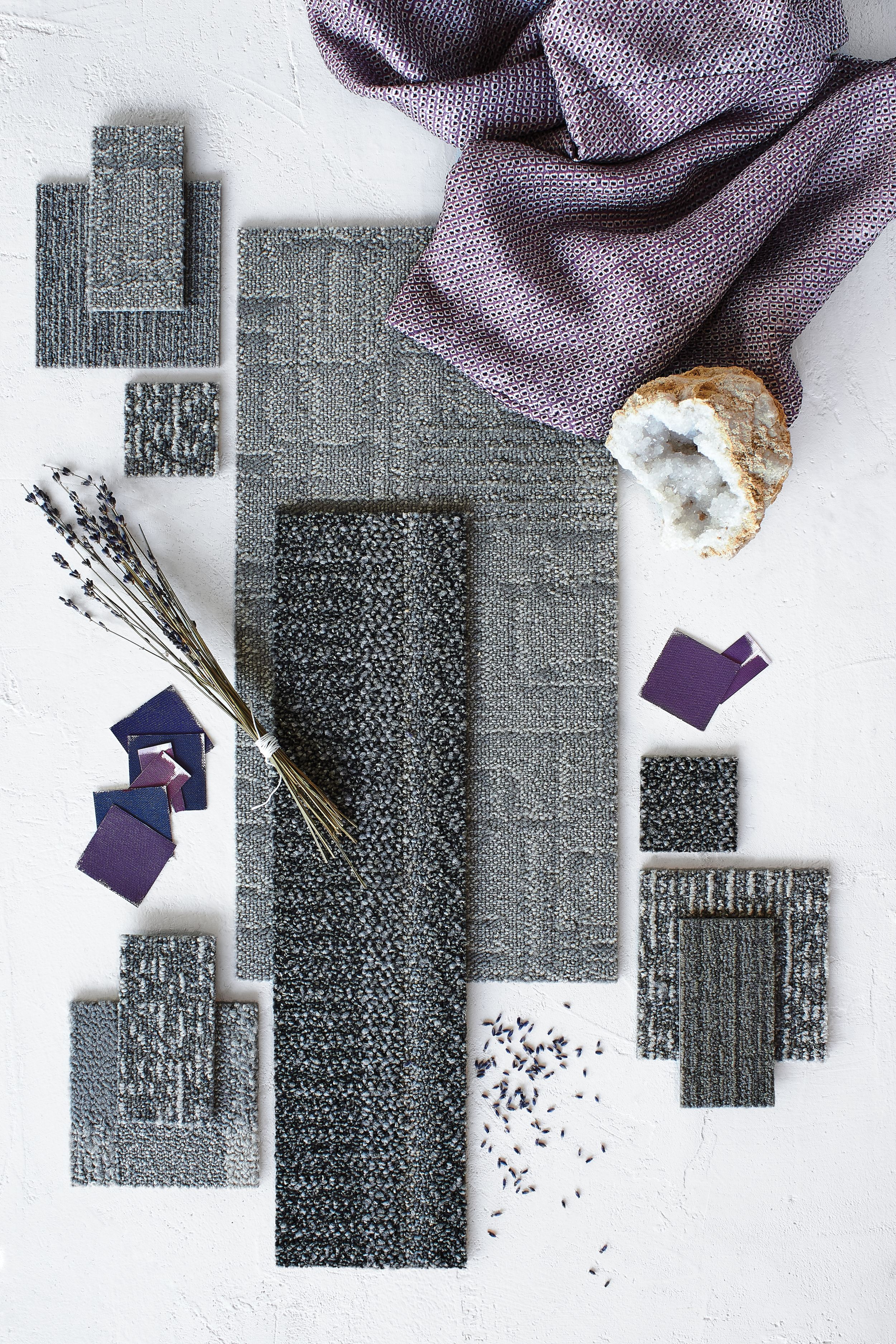 image Tabletop palette of Embodied Beauty carpet tiles numéro 6